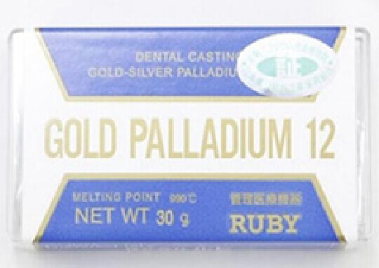 歯科鋳造用12％金銀パラジウム製品買取]金パラ歯科用金属買取は株式